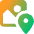 Image Location Icon from Core Gradient Set