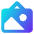 Landscape Frame Icon from Core Gradient Set