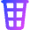 Recycle Bin 3 Icon from Core Gradient Set