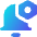 Alarm Setting Bolt Nut Icon from Core Gradient Set