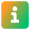 Information Square Icon from Core Gradient Set