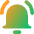 Ringing Bell Notification Icon from Core Gradient Set