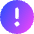 Warning Circle Icon from Core Gradient Set