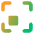 Align Bottom Left Frame Square Icon from Core Gradient Set