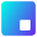 Align Bottom Right Square Icon from Core Gradient Set