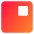 Align Top Right Square Icon from Core Gradient Set