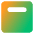 Align Top Square Icon from Core Gradient Set