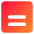Align Two Bottom Square Icon from Core Gradient Set