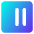 Align Two Right Square Icon from Core Gradient Set