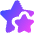 Double Star Icon from Core Gradient Set