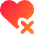 Remove Like Favorite Love Icon from Core Gradient Set
