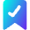 Validated Bookmark Icon from Core Gradient Set