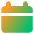 Blank Calendar Icon from Core Gradient Set