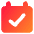 Calendar Check Icon from Core Gradient Set