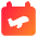 Calendar Flight Icon from Core Gradient Set
