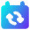 Calendar Refresh Icon from Core Gradient Set