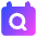 Calendar Search Icon from Core Gradient Set