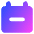Calendar Subtract Icon from Core Gradient Set