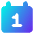 Daily Calendar Icon from Core Gradient Set