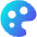 Paint Palette Icon from Core Gradient Set