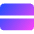 Rectangle Split Half Horizontal Icon from Core Gradient Set