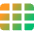 Rectangle Split Nine Icon from Core Gradient Set