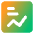 Content Statistic Icon from Core Gradient Set