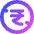 Non Commercial Rupee Icon from Core Gradient Set