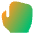 Hand Grab Icon from Core Gradient Set