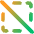 Selection Slash Icon from Core Gradient Set