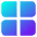 Dashboard Horizontal Rectangle Half Icon from Core Gradient Set