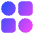Dashboard Mix Circle Square 1 Icon from Core Gradient Set