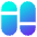 Dashboard Vertical Pills Split 2 Icon from Core Gradient Set