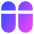 Dashboard Vertical Pills Split Top Icon from Core Gradient Set