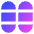 Dashboard Vertical Pills Thirds Icon from Core Gradient Set