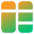 Dashboard Vertical Rectangle Split 5 Icon from Core Gradient Set