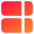 Dashboard Vertical Rectangle Split Right Icon from Core Gradient Set