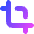 Crop Selection Icon from Core Gradient Set