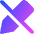 Pencil Slash Icon from Core Gradient Set