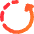 Rotate Left Dash 4 Icon from Core Gradient Set