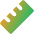 Ruler Icon from Core Gradient Set