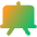 White Board Icon from Core Gradient Set
