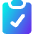 Clipboard Check Icon from Core Gradient Set