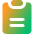 Clipboard Text Icon from Core Gradient Set