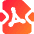 Compress PDF Icon from Core Gradient Set
