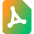 Convert PDF 2 Icon from Core Gradient Set
