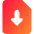 Download File Icon from Core Gradient Set
