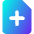 File Add Icon from Core Gradient Set