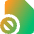 File Block Icon from Core Gradient Set