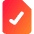 File Check Icon from Core Gradient Set